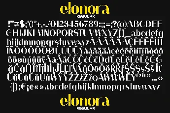 Elonora font