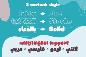 Meila Arabic font