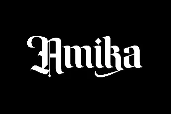 Amika Typeface font