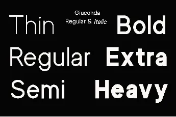 Giuconda Family font