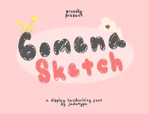 Gomena Sketch font