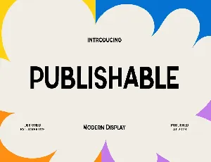 PUBLISHABLE font