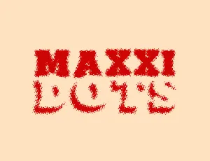 Maxxi Dots font