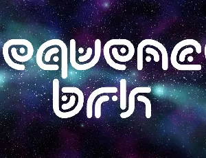 Sequence BRK font