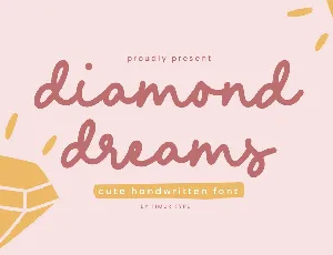 diamond dreams font