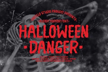 NCL Halloween Danger font