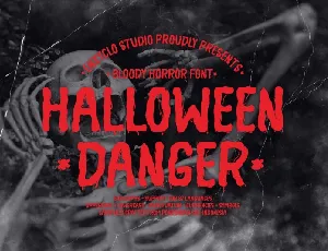 NCL Halloween Danger font