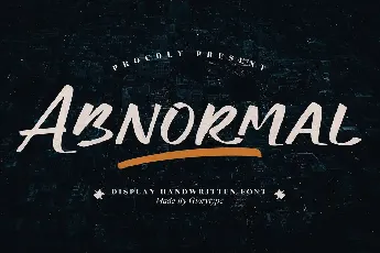 Abnormal font