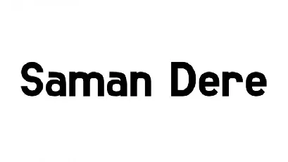 Saman Dere font