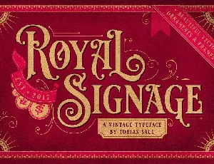 Royal Signage font
