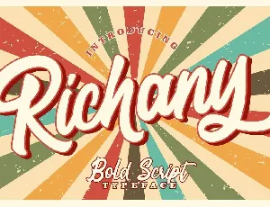 Richany font