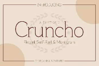 Cruncho font