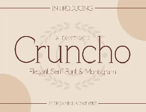 Cruncho font