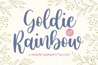 Goldie Rainbow font