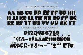 snowkybrush font