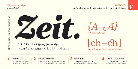 Zeit font