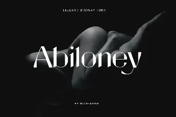 Abiloney font