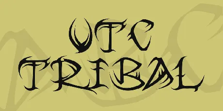 VTC Tribal font