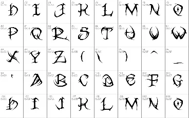 VTC Tribal font