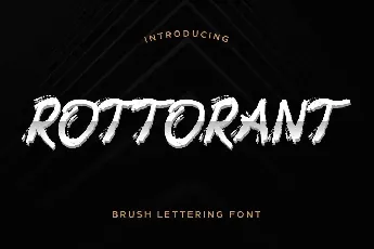 Rottorant Demo font