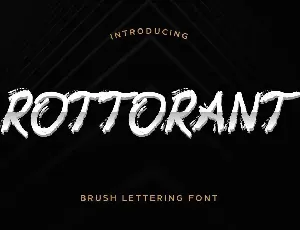 Rottorant Demo font