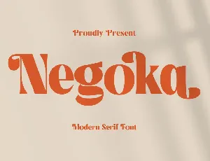 Negoka Sans Serif font