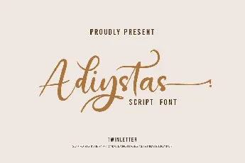 Adiystas font