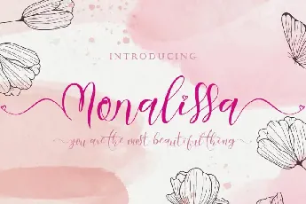 Monalissa Calligraphy font