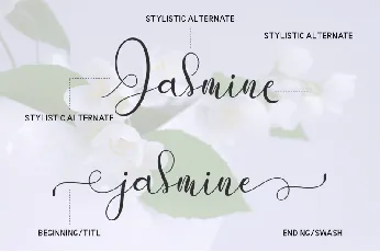 Putih Jasmine Duo font