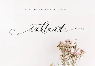 Inkland Script font