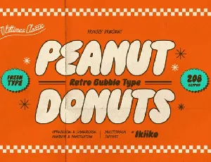 Peanut Donuts font
