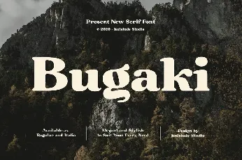 Bugaki font