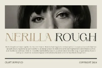 Nerilla Rough font