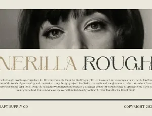 Nerilla Rough font