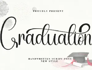 Graduation Calligraphy font