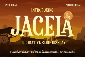 JACELA font