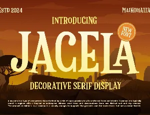 JACELA font