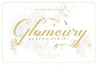 Glamoury Script font