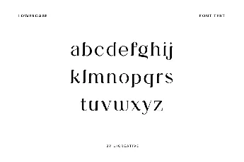 Kinematical font