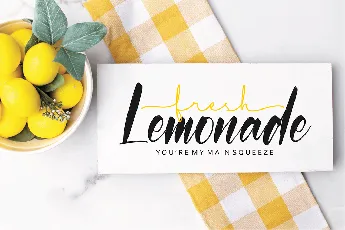 Lemonice font