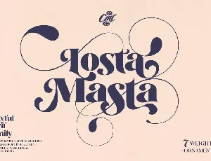 Losta Masta Family font