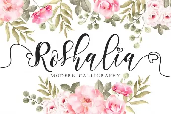 Roshalia Calligraphy font