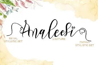 Roshalia Calligraphy font