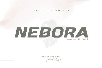 Nebora font