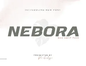 Nebora font