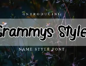 Grammys Style Script font