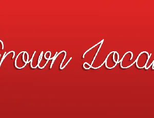 Grown Localy font