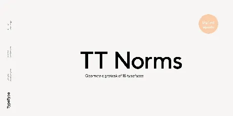 TT Norms Pro font