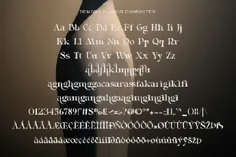 Demora Glamore font