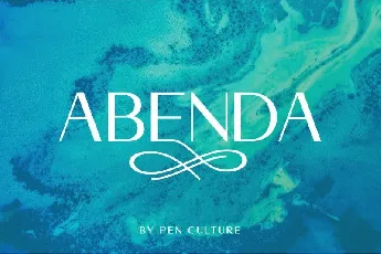 Abenda Elegant Sans font